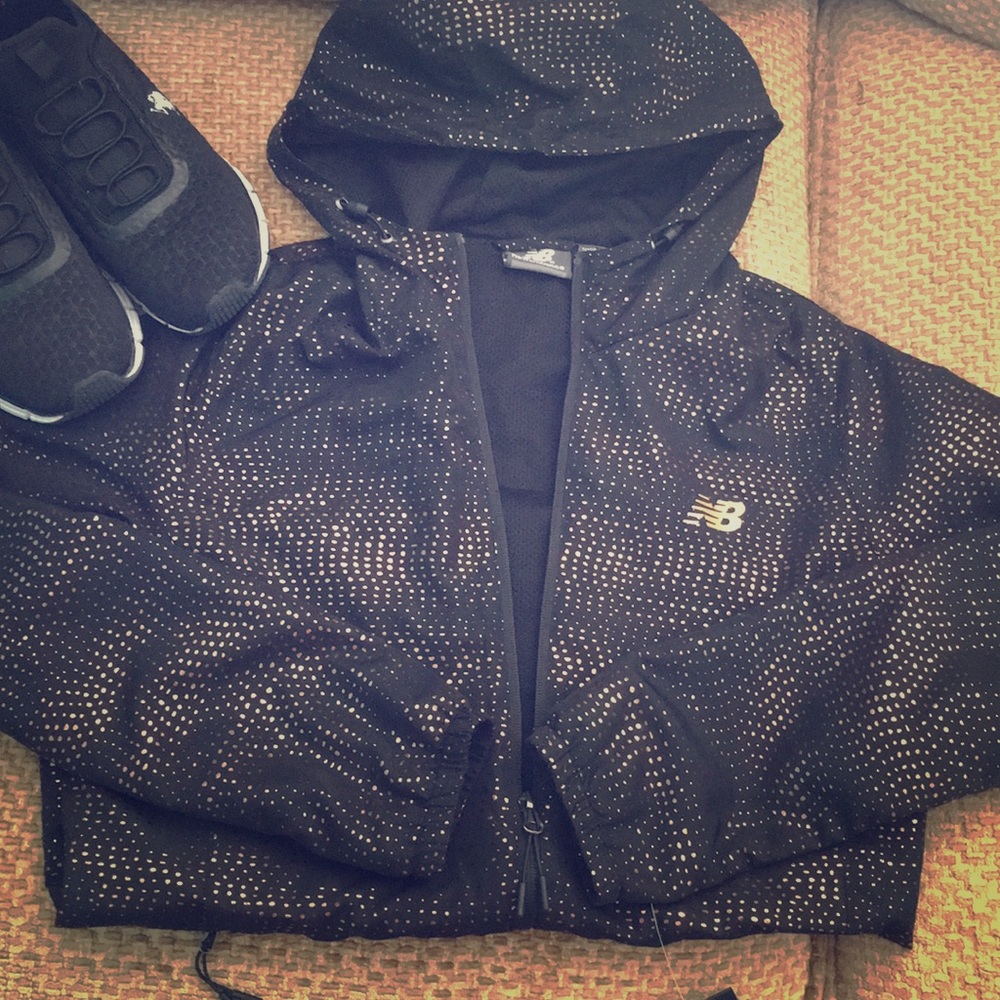 New Balance Black and Gold Jacket